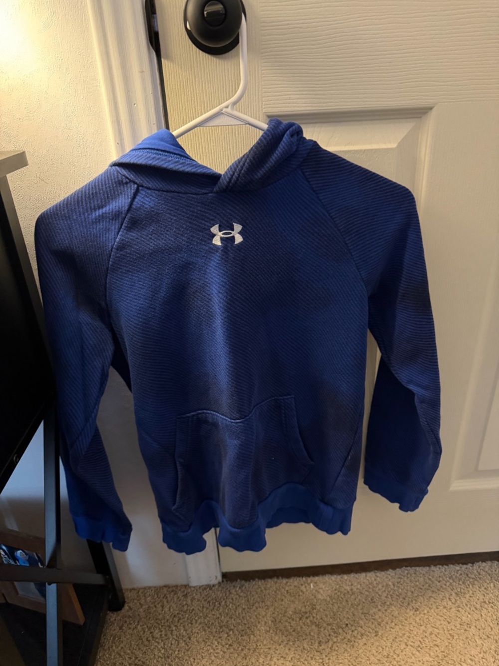 Under Armour Royal Blue Hooded Performance Pullover